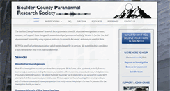Desktop Screenshot of bouldercountyparanormal.org